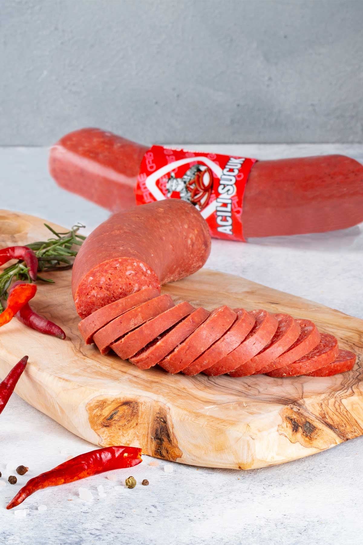 Acılı Fermente Dana Sucuk