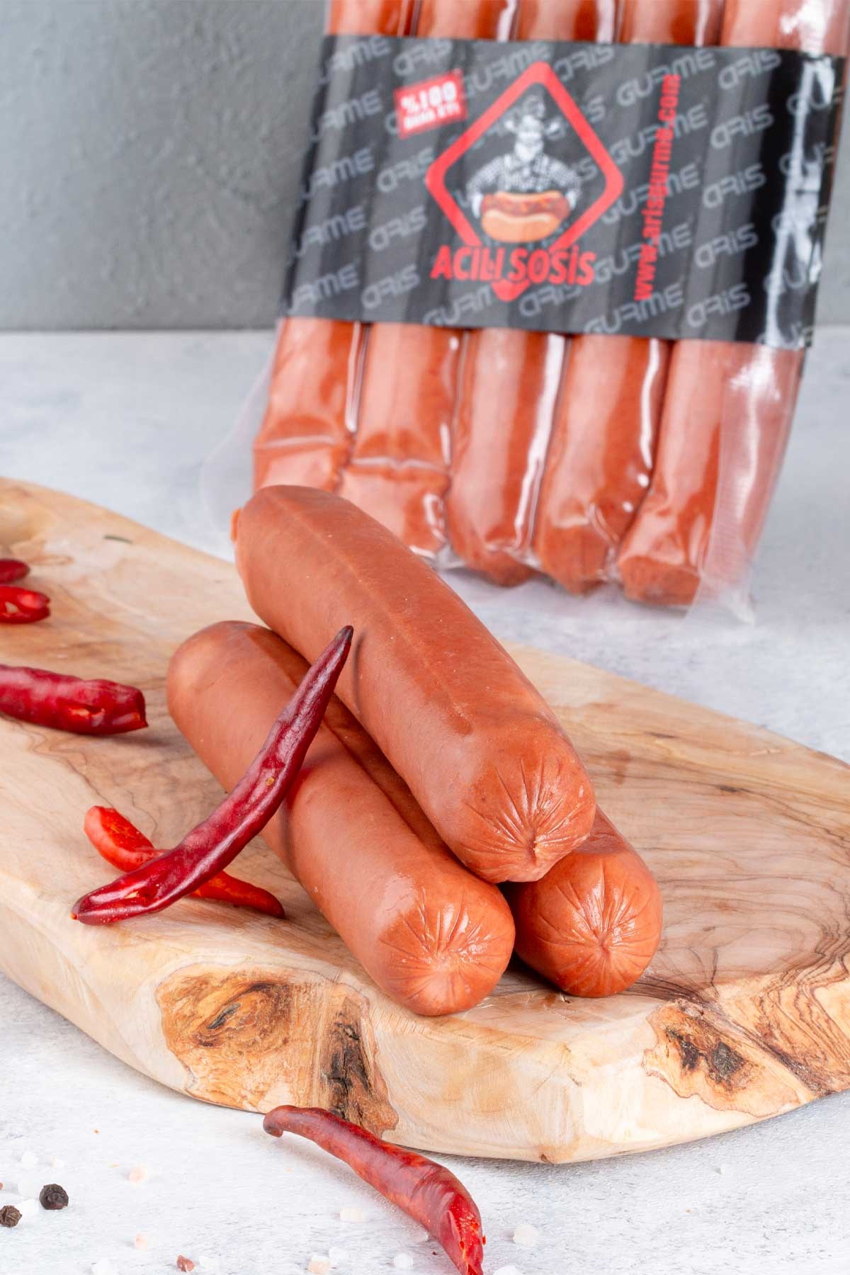 Bratwurst Acılı Sosis 5' li