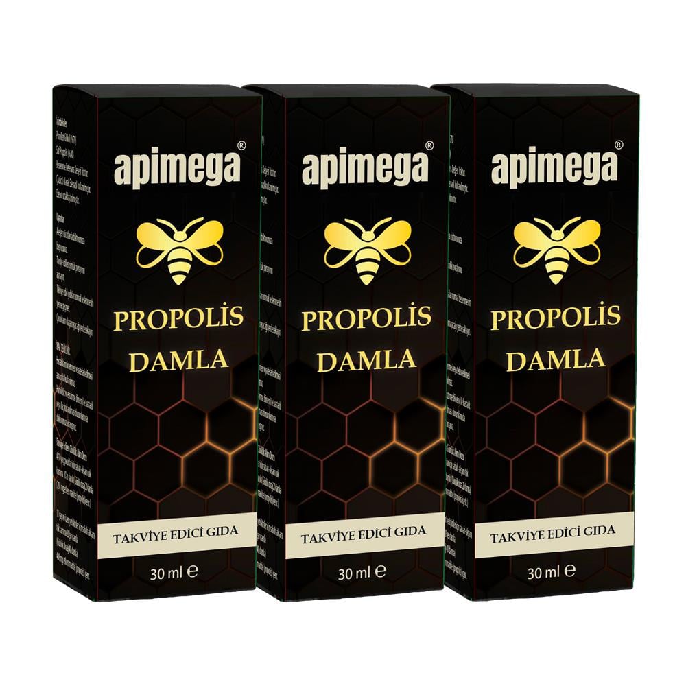 3'lü Sıvı Propolis Damla (90 ml)