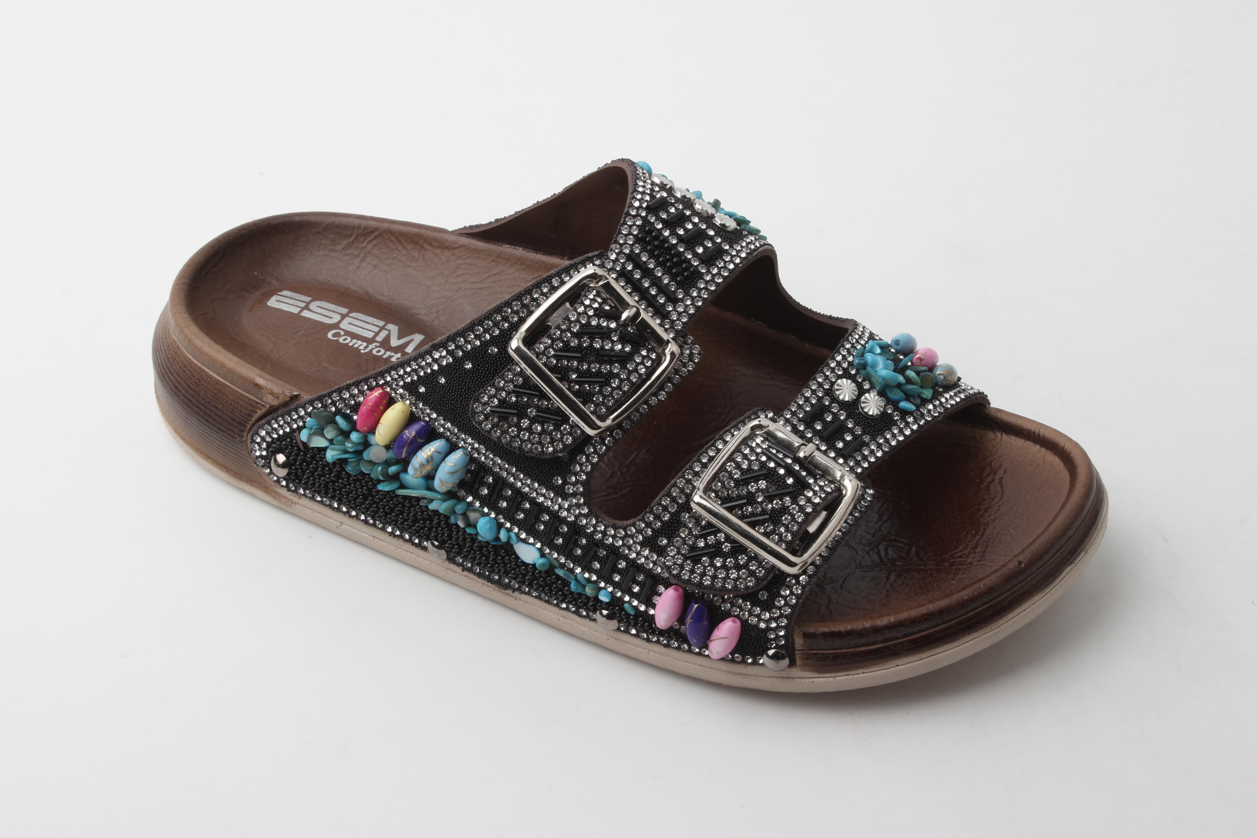 PU ZENNE TAŞLI TERLİK