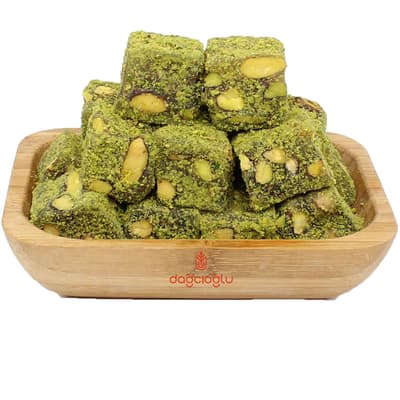 Dağcıoğlu Antep Fıstıklı Kare Lokum