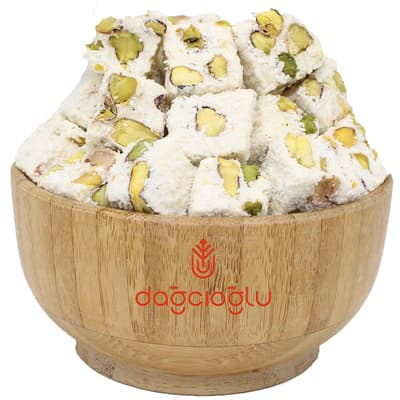 Dağcıoğlu Çifte Kavrulmuş Antep Fıstıklı Sütlü Lokum