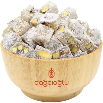 Dağcıoğlu Çifte Kavrulmuş Antep Fıstıklı Lokum