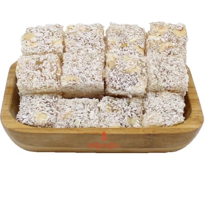 Dağcıoğlu Hindistan Cevizli Fındıklı Kare Lokum