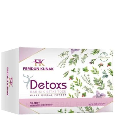 Feridun Kunak Detoks Karışık Bitki Tozu (30 Adet) 150 Gr