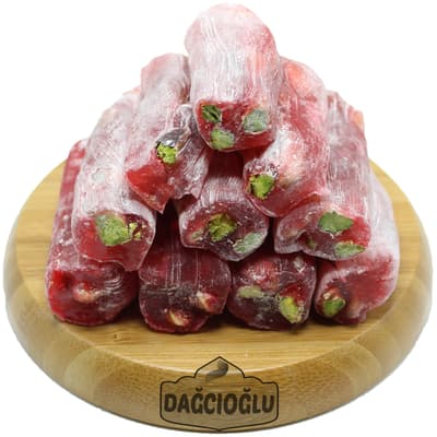 Dağcıoğlu Antep Fıstıklı Narlı Fitil Lokum