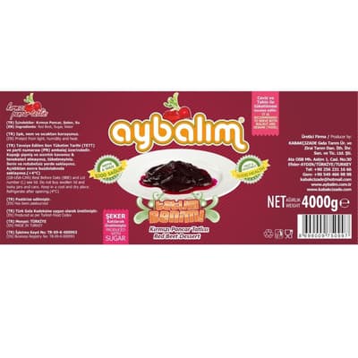 Kırmızı Pancar Tatlısı ( 400 Gr ) Aybalım