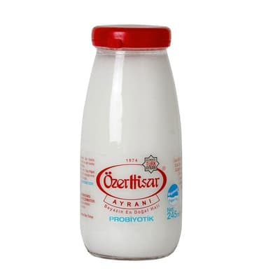 Ayran, Cam Şişe (245 ml) ÖzerHisar