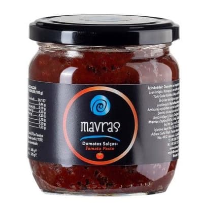 Çanakkale Domates Salçası (378 gr) Mavras