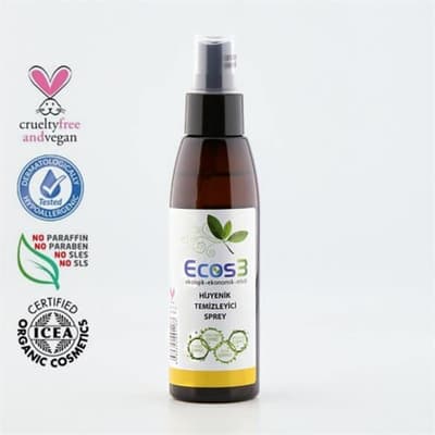 Ekolojik & Vegan Hijyenik Temizleyici Sprey (125 ml) Ecos3