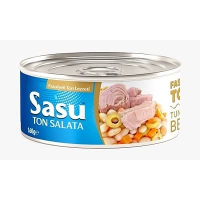 Fasulyeli Ton Balığı (160 gr) Sasu