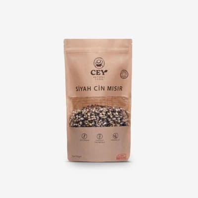 Glutensiz Siyah Cin Mısır (500 gr) Cey Natural Foods