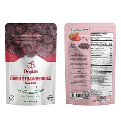 Kuru Çilek (70 gr) Orgibite