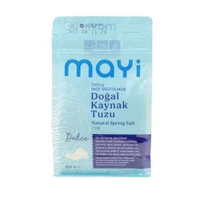 Öğütülmüş Sofra Tuzu, İyot İlaveli - Tuzluklu (250 gr) Mayi Tuz