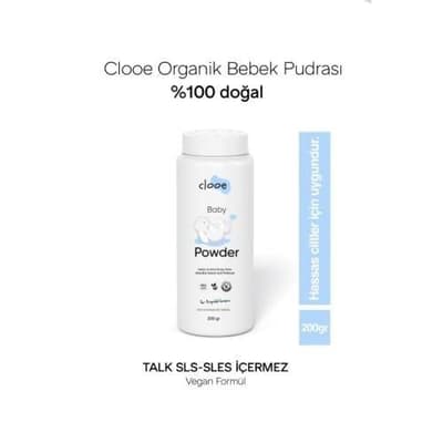 Organik Bebek Pudrası (200 gr) Clooe