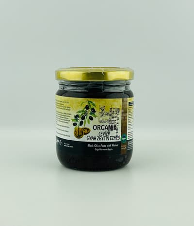 Organik Cevizli Siyah Zeytin Ezmesi (180 gr) Egenin