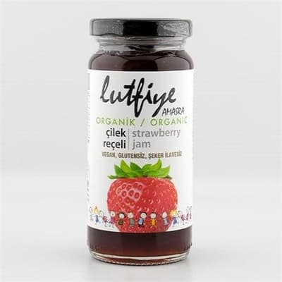 Organik Çilek Reçeli (280 gr) Lutfiye
