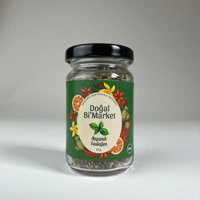 Organik Fesleğen (24 gr) Doğal Bi'Market