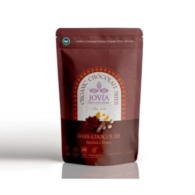Organik Fındık ve Portakal Dolgulu Bitter Çikolata (85 gr) Jovia