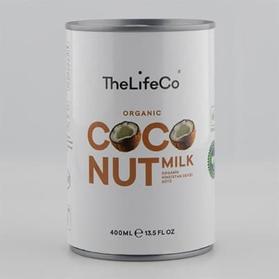 Organik Hindistan Cevizi Sütü, 400 ml (TheLifeCo)