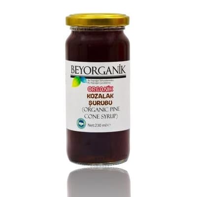 Organik Karaorman Çamı Kozalak Şurubu (230 gr) Beyorganik