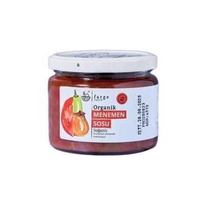 Organik Konserve Menemen Sosu (270 gr) Farge