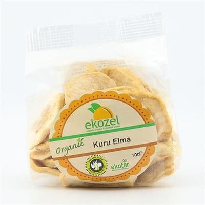 Organik Kuru Elma (100 gr), Ekozel
