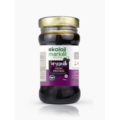 Organik Soğuk Sıkım Üzüm Pekmezi (380 gr) Ekoloji Market