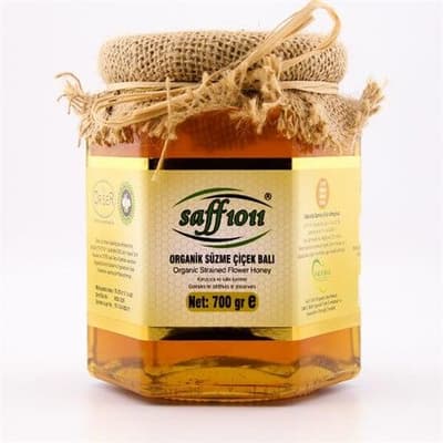 Organik Süzme Çiçek Balı (700 gr), Saff1011