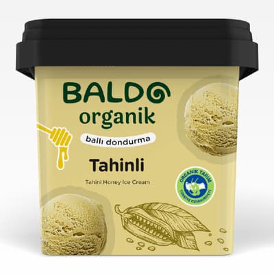 Organik Tahinli Dondurma (400 gr) Baldo