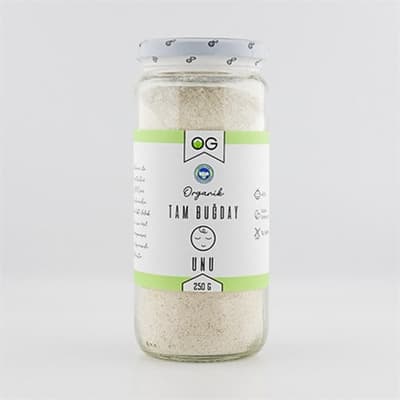Organik Tam Buğday Unu (250 gr) OG