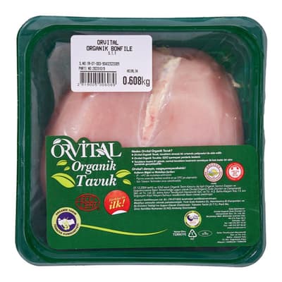 Organik Tavuk Bonfile (750 gr) Orvital
