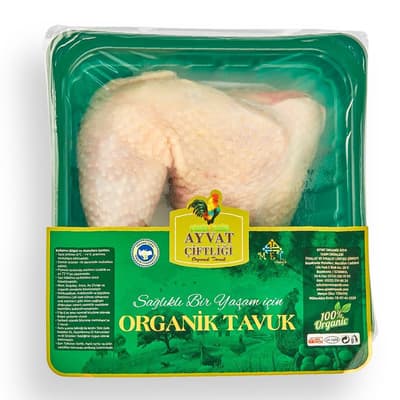 Organik Tavuk Kalçalı But (800 gr) Ayvat Çiftliği