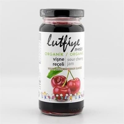 Organik Vişne Reçeli (280 gr) Lutfiye