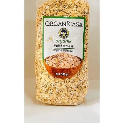 Organik Yulaf Ezmesi (500 gr) Organicasa