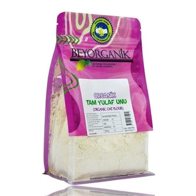 Organik Yulaf Unu (350 gr) Beyorganik(Pestisit ve Aflatoksin Analizli)