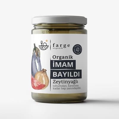 Organik Zeytinyağlı İmam Bayıldı (600 gr) Farge