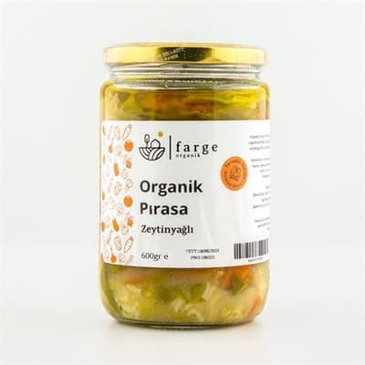 Organik Zeytinyağlı Pırasa Yemeği (600 gr) Farge
