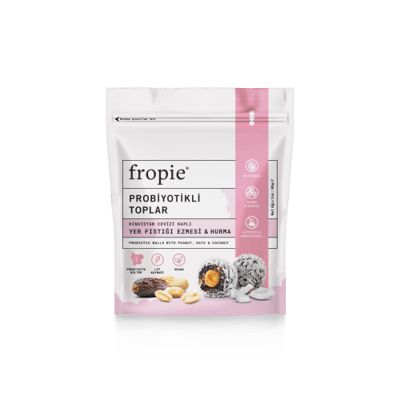 Probiyotik Hurma Topları - Yer Fıstığı Ezmeli (80 gr) Fropie