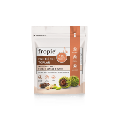 Protein Hurma Topları - Fındık Ezmeli (80 gr) Fropie