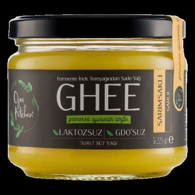 Sarımsaklı Ghee Sade Yağ (225 gr) Ojas Kitchen