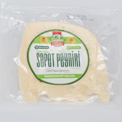 Tam Yağlı %100 Keçi Sepet Peynir (200 gr) Seçen Çifltliği