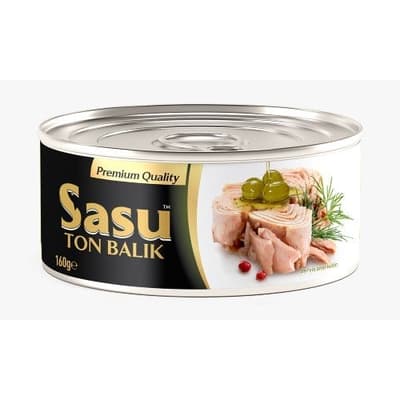Zeytinyağlı Ton Balığı (160 gr) Sasu