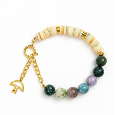 Akik ve Sedef Taşlı Bileklik