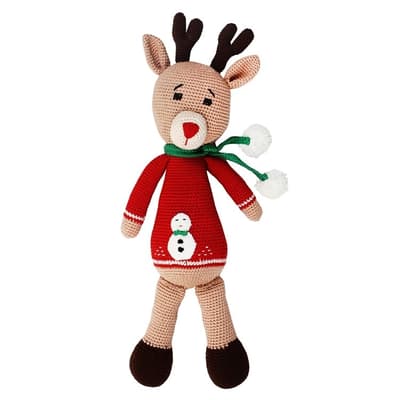 Örgü Geyik Oyuncak