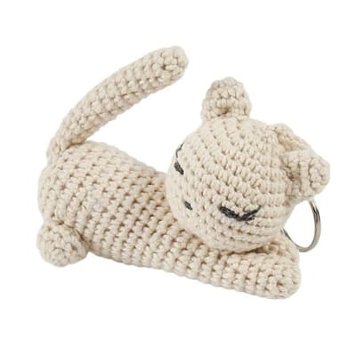 Örgü Kedi Anahtarlık