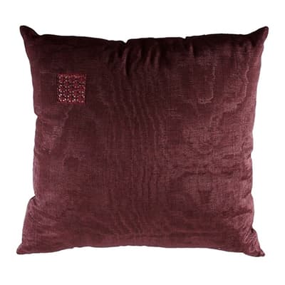 Bordo Kutnu Yastık Kılıfı