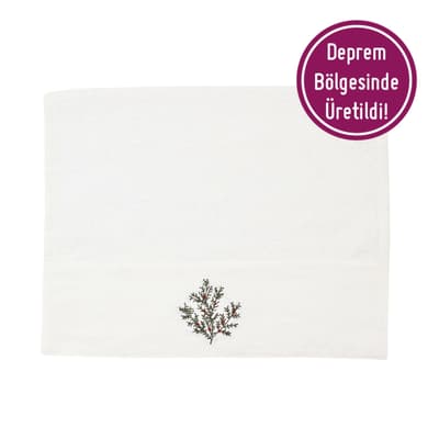 Çam Dalı Nakışlı Havlu