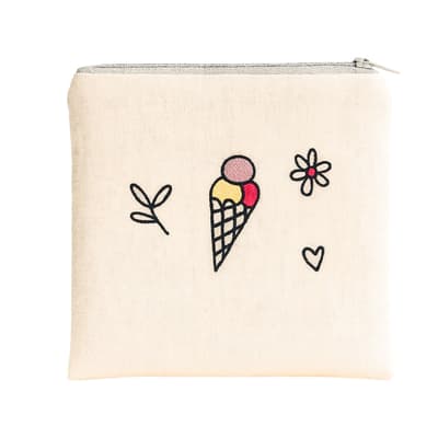 Dondurma Nakışlı Cüzdan