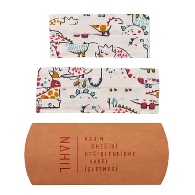 4 Ebeveyn ve Çocuklar için Yıkanabilir İkili Bez Maske